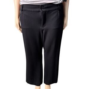 Studio by Torrid Stretch Ponte Dress Pants Size 28 Short in Black